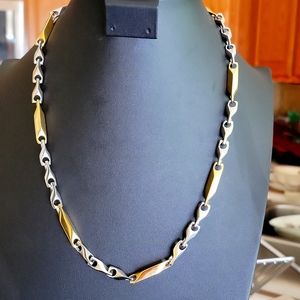 Unisex 24" Stainless Steel Necklace